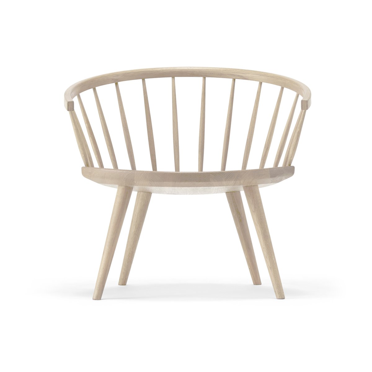 Stolab Arka loungestol eik Lys mattlakk | Skandinavisk Design | Stoler | Beige