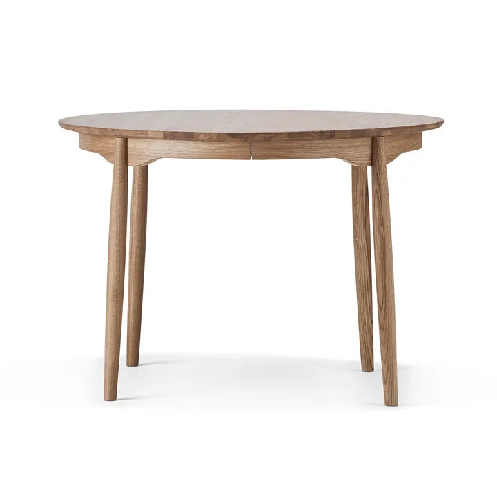 Carl spisebord delbart - Eik naturell olje, Ø115 cm - Stolab