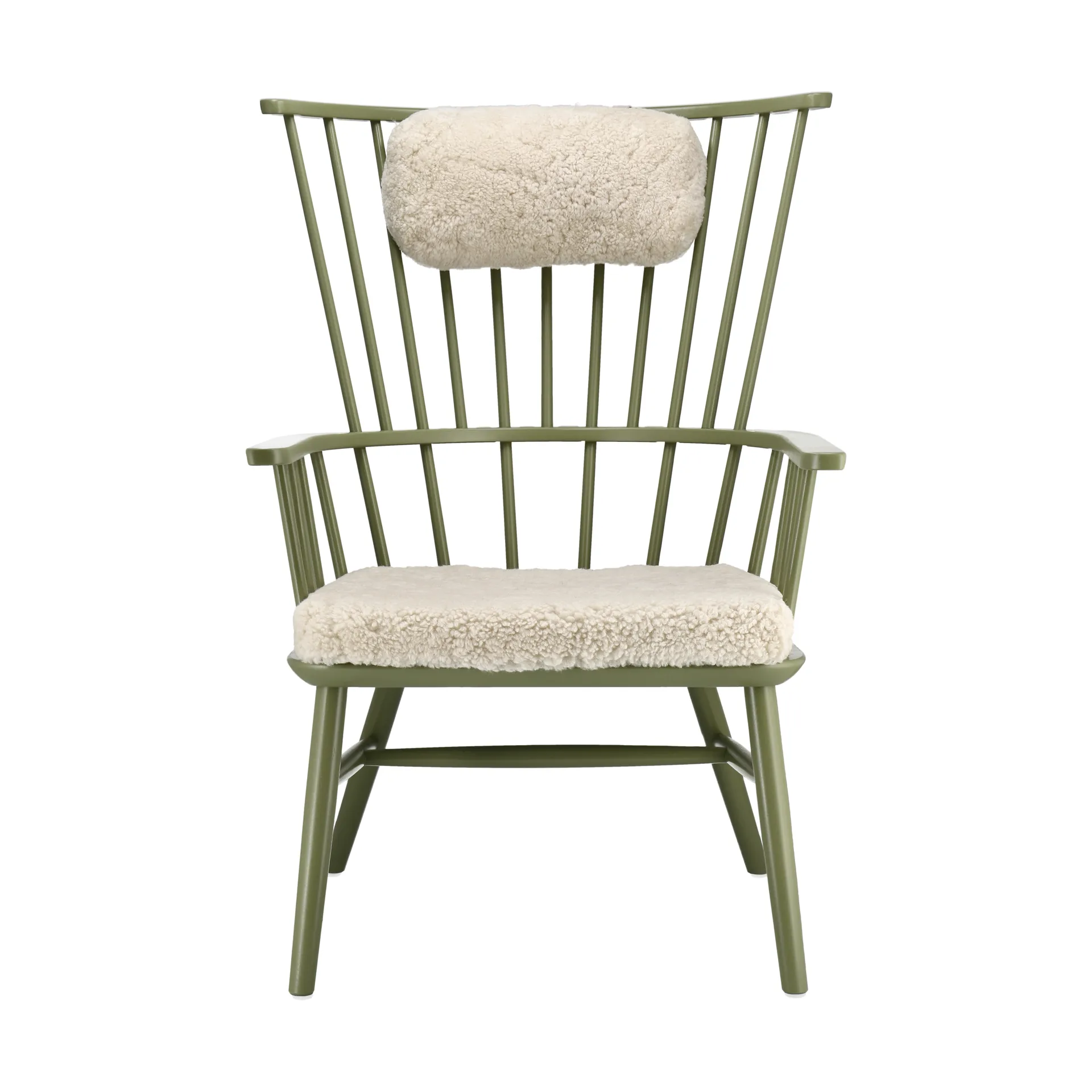 Henriette lenestol pute&nakkepute Olivengrønn-Moonlight. Stolab