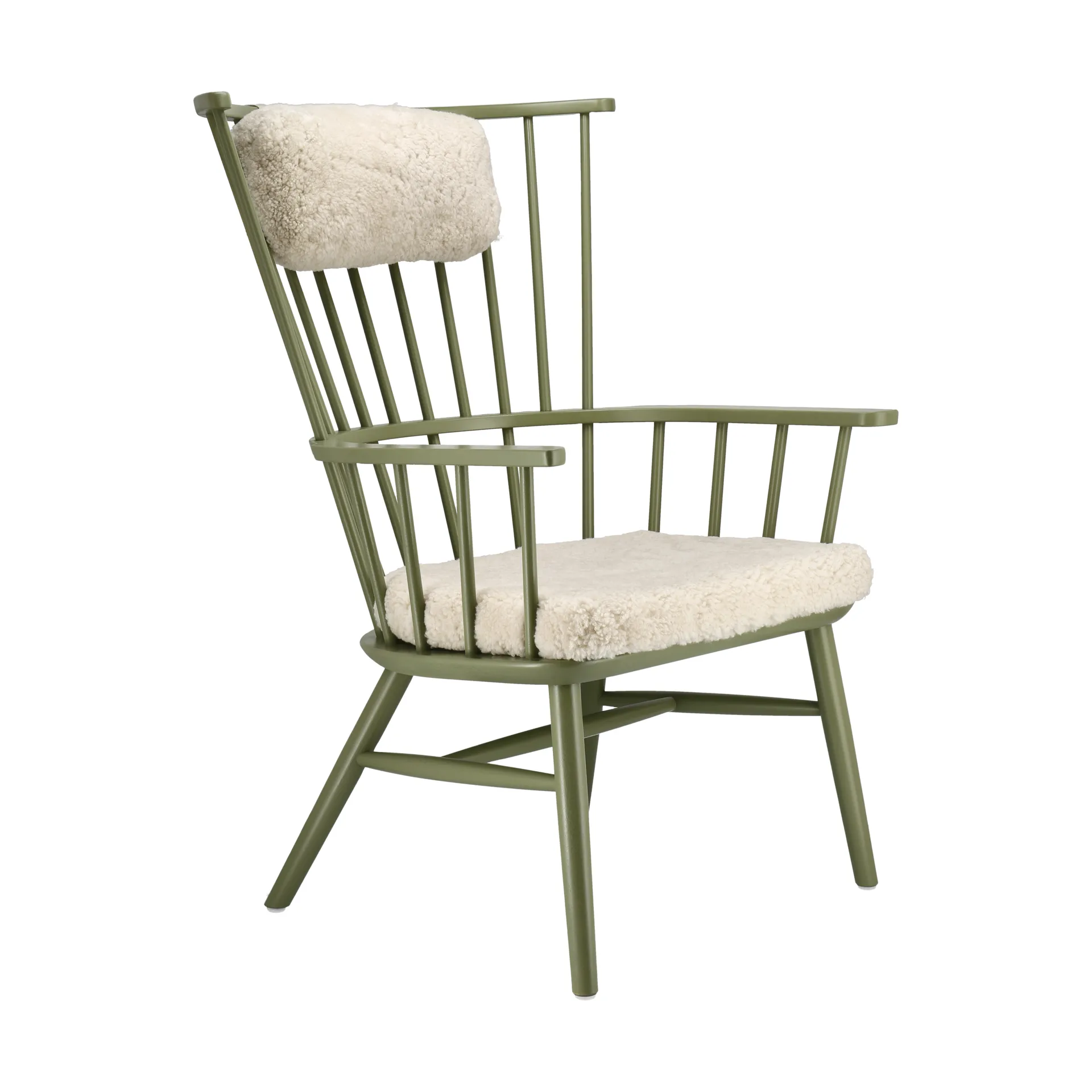 Henriette lenestol pute&nakkepute Olivengrønn-Moonlight. Stolab