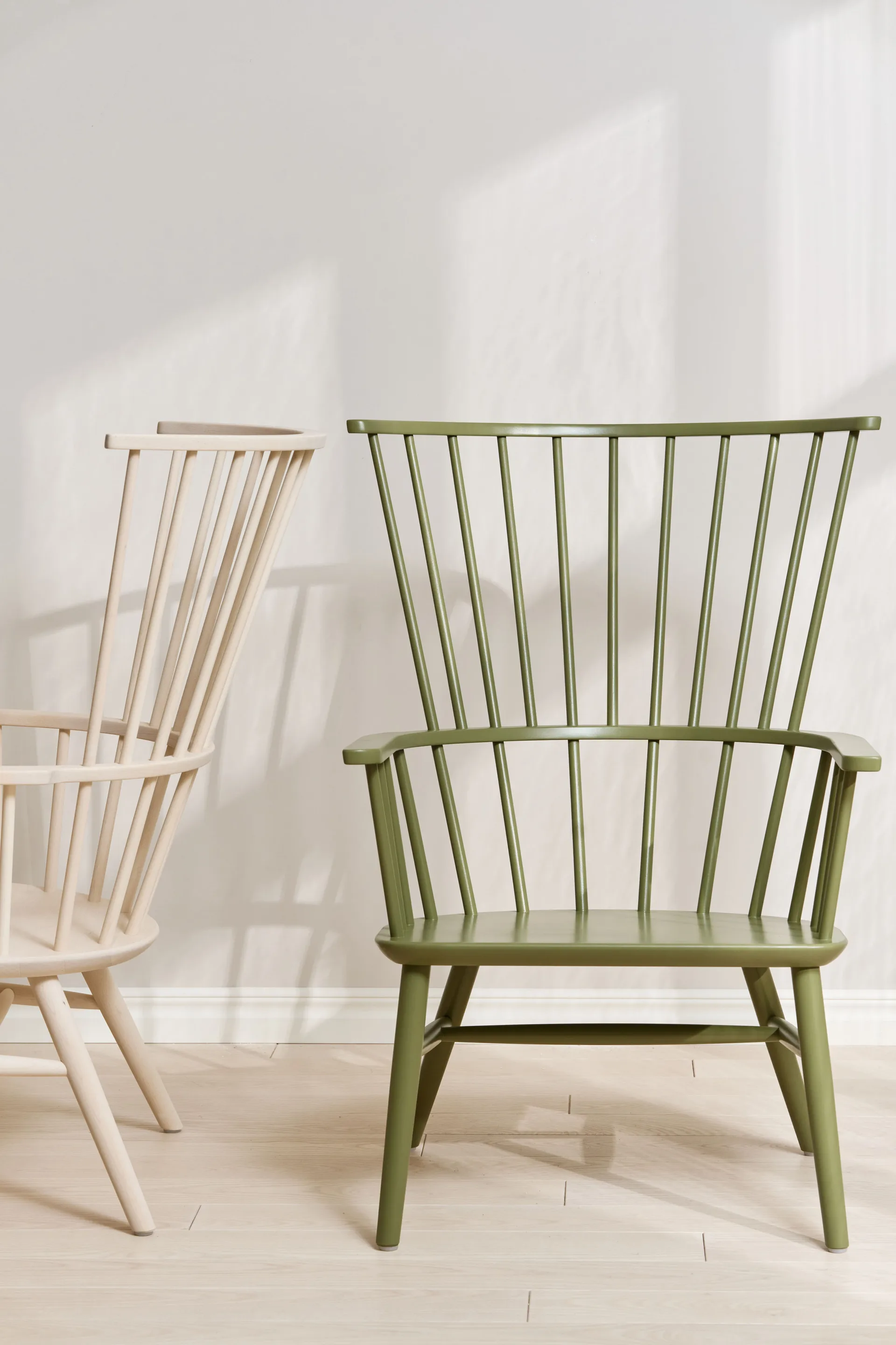 Henriette lenestol pute&nakkepute Olivengrønn-Moonlight. Stolab