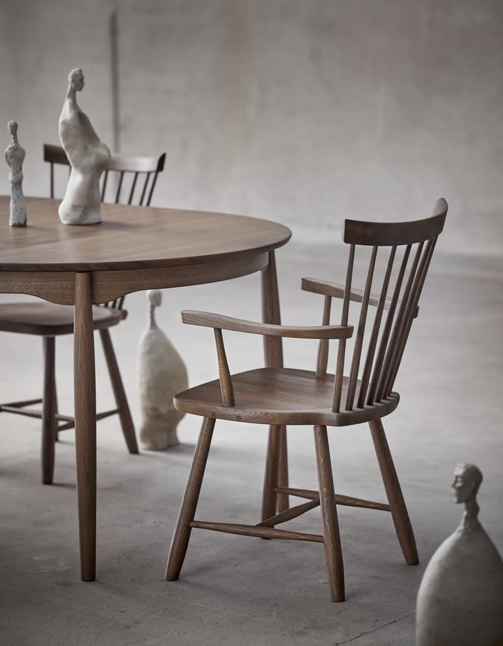 Lilla Åland karmstol eik, Smoked oak Stolab
