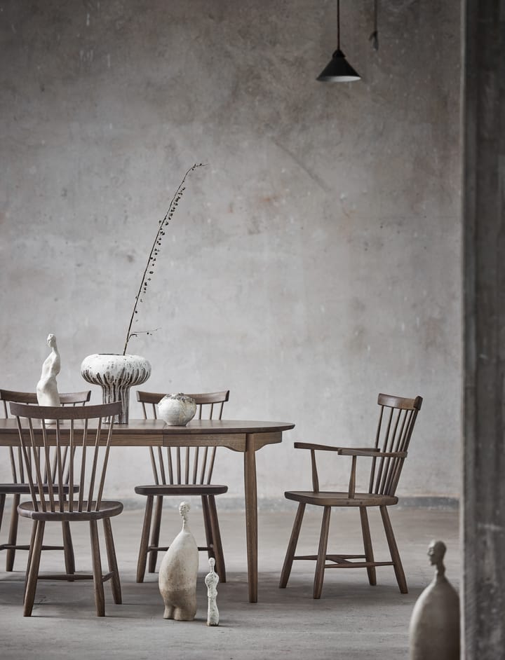 Lilla Åland karmstol eik, Smoked oak Stolab