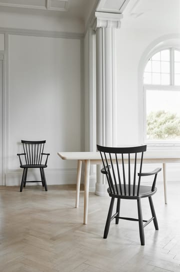 Lilla Åland karmstol eik - Svart - Stolab