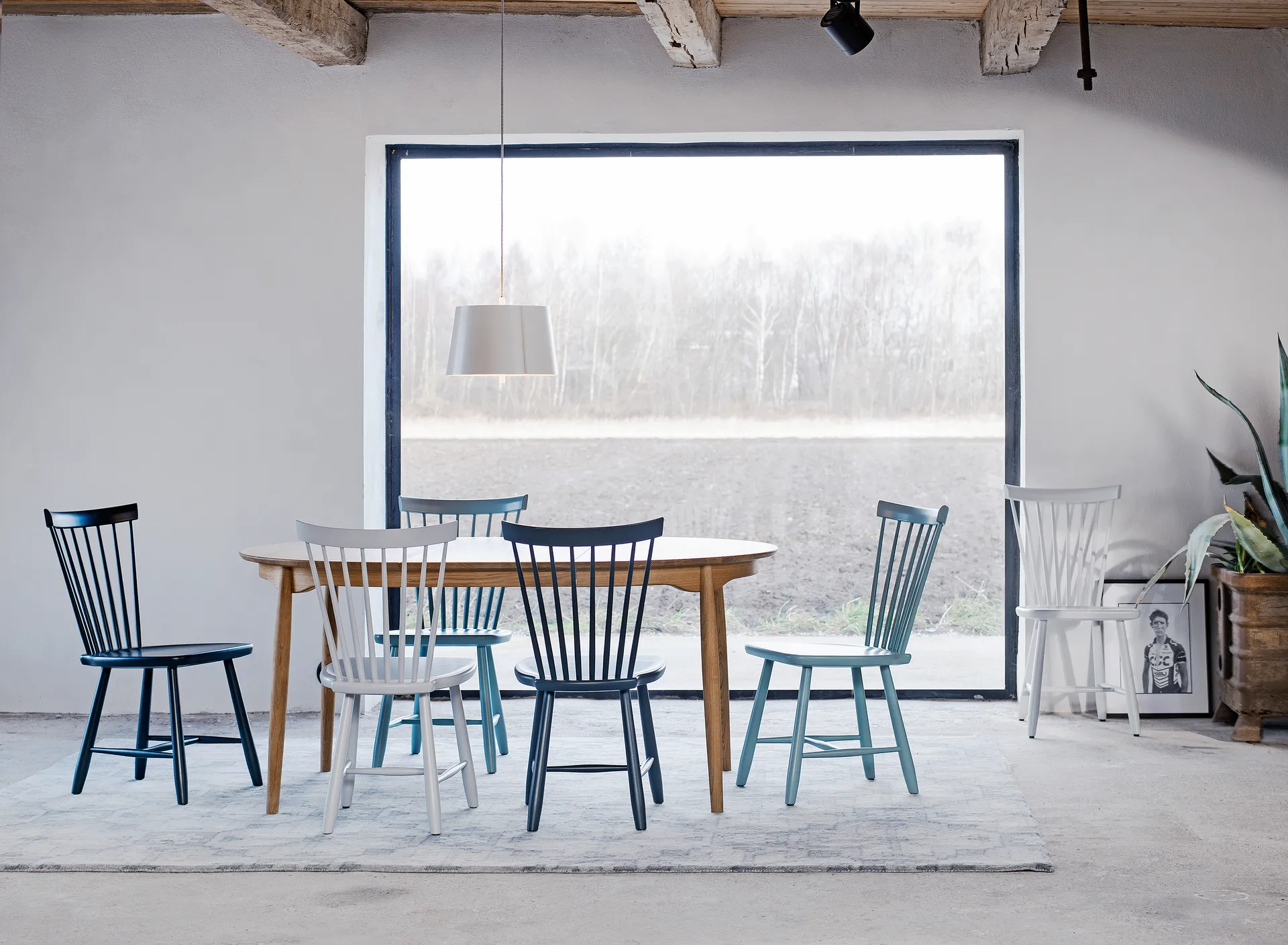 Lilla Åland stol, Skogstjern (bjørk) Stolab