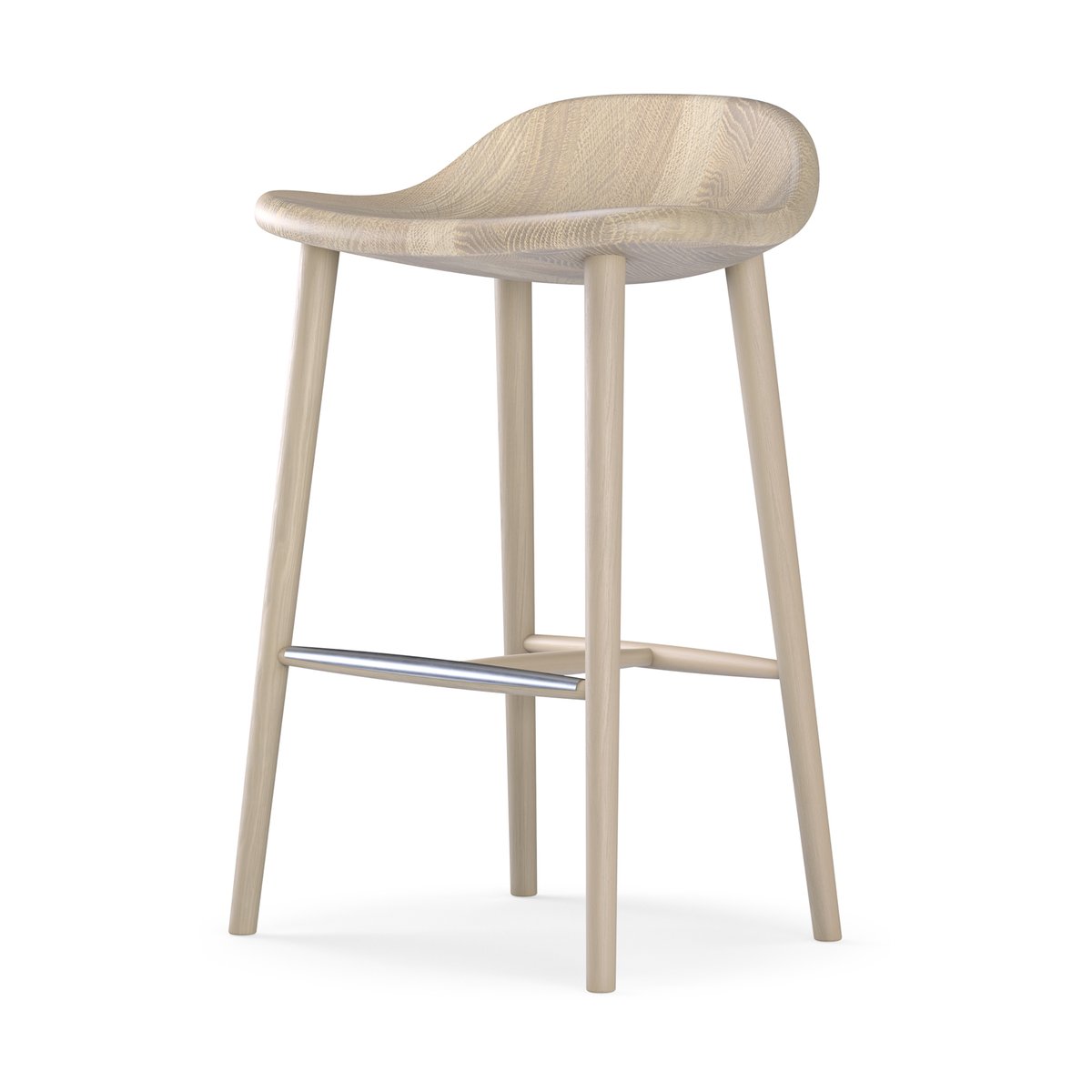 Bilde av Stolab Miss Holly barstol H63 cm Eik lys mattlakkert