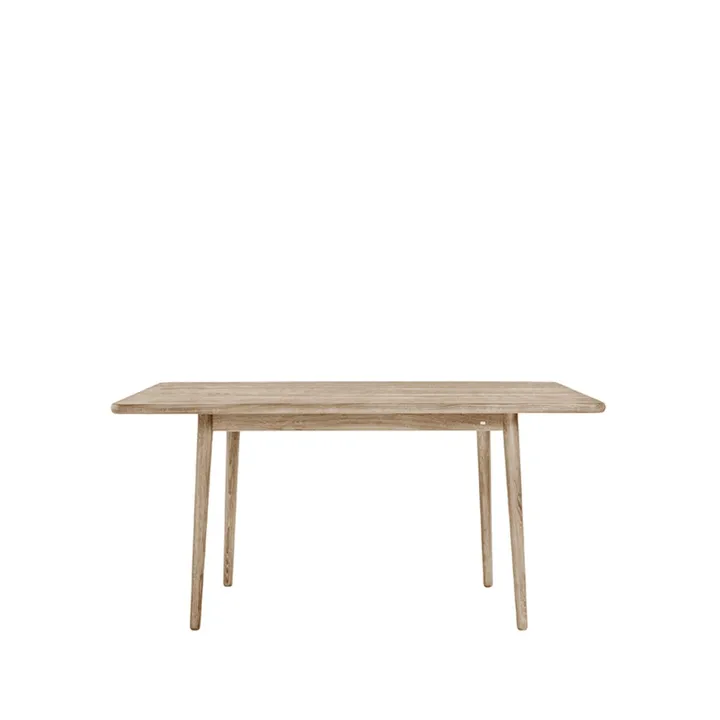 Miss Holly bord 175 x 82 + 1 ilegg 50 cm - Eik hvitoljet - Stolab