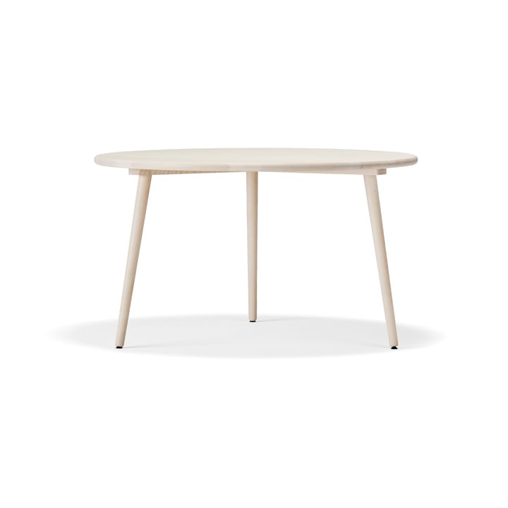 Miss Tailor spisebord rundt Ø 130 cm - Bjørk lys mattlakkert, fast plate - Stolab