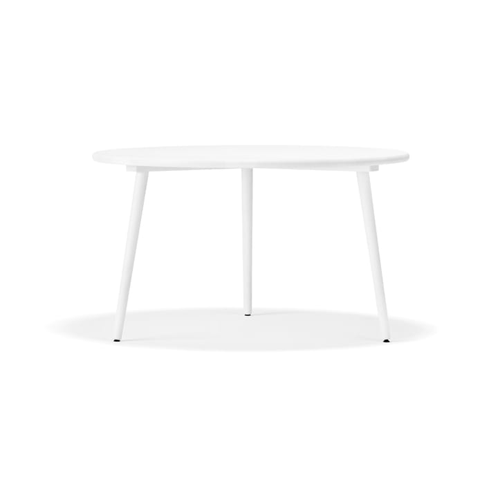 Miss Tailor spisebord rundt Ø 130 cm - Hvit 21 dekkende, fast plate - Stolab