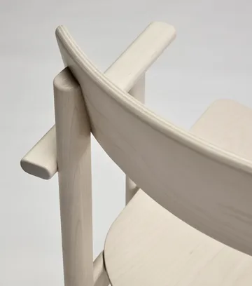 Pal armstol - Bjørk lys mattlakk - Stolab