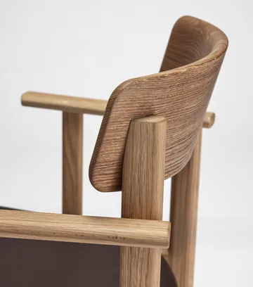 Pal armstol - Eik naturlig olje-Elmosoft 93129 - Stolab