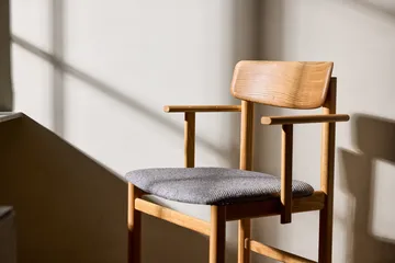 Pal armstol - Eik naturlig olje-Tornado V3576 - Stolab