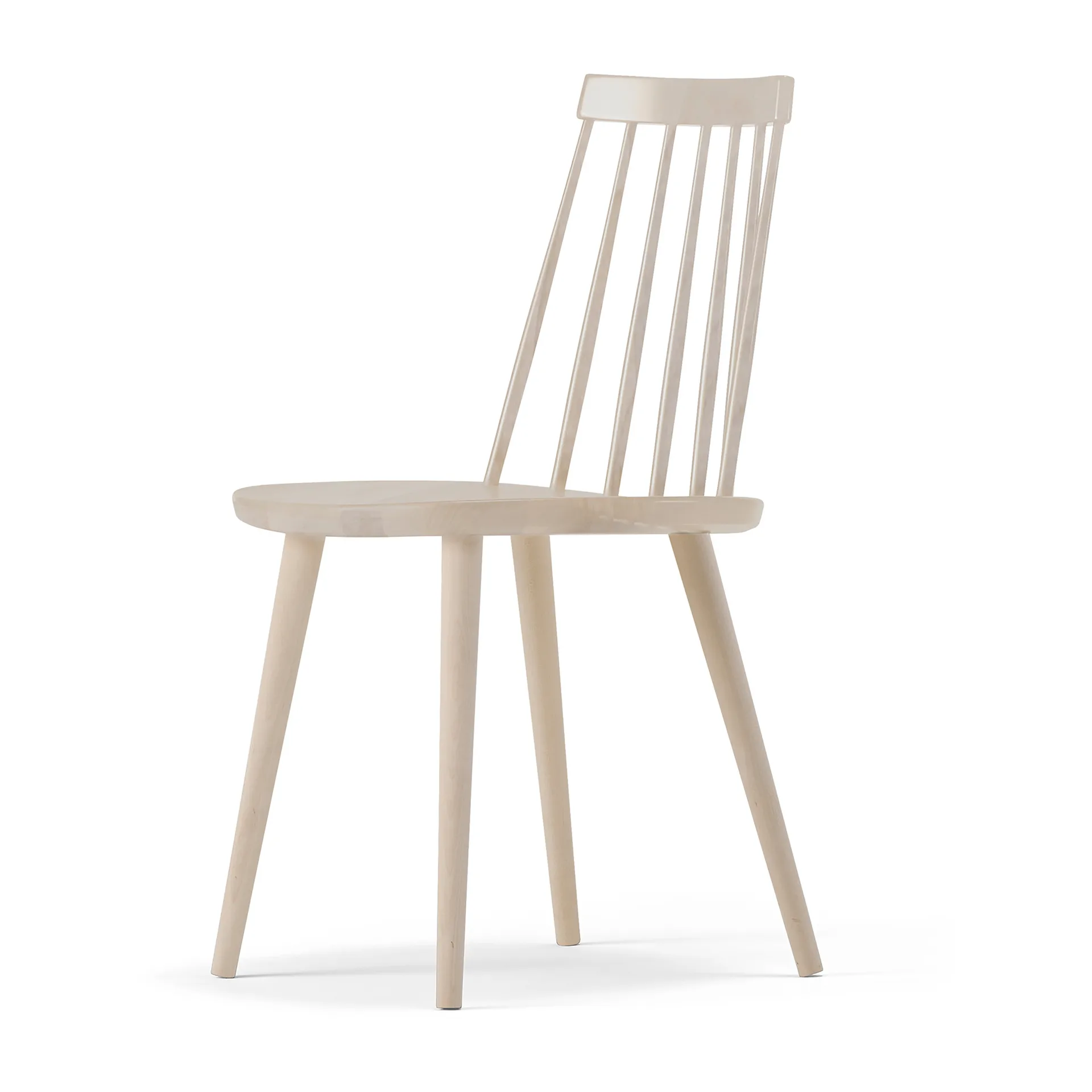 Pinnockio stol, Lys mattlakk Stolab