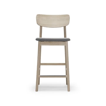 Prima Vista barstol - Stoff blues 9202 brun/beige-hvitoljet bjørkestativ - Stolab