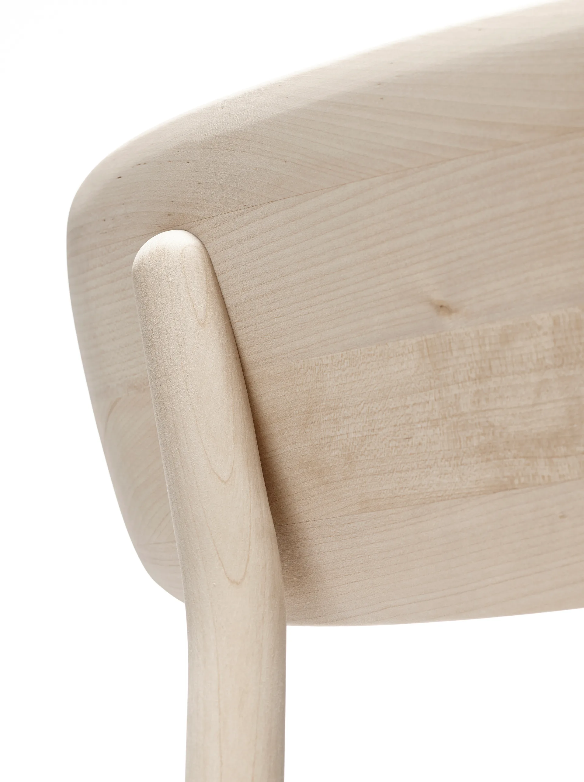 Prima Vista stol bjørk lys matt lakk, Tekstil hallingdal 65-130 grå Stolab