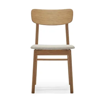 Prima Vista stol oljet eik - Tekstil Atto Driftwood V3576/01 grå - Stolab
