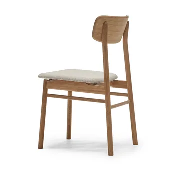 Prima Vista stol oljet eik - Tekstil Atto Driftwood V3576/01 grå - Stolab