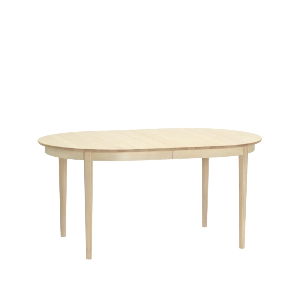Bilde av Stolab Vardags spisebord 160 x 100 cm Bjørk lys mattlakkert 2 ilegg