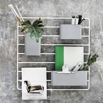 Grid organizer 3 deler - Grå - String