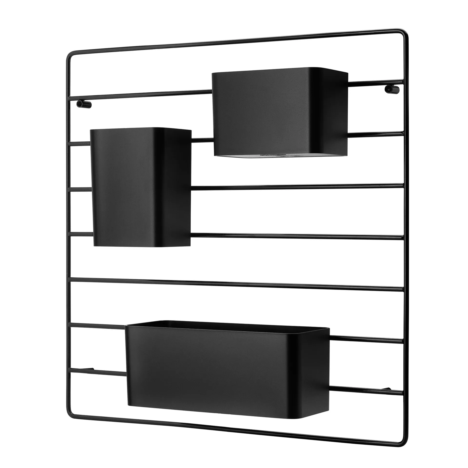 Grid organizer 3 deler, Svart String