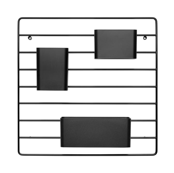 Grid organizer 3 deler, Svart String