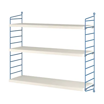 String 1949-2024 hylle Limited Edition 60x60x20 cm - Blue/white oiled pine - String