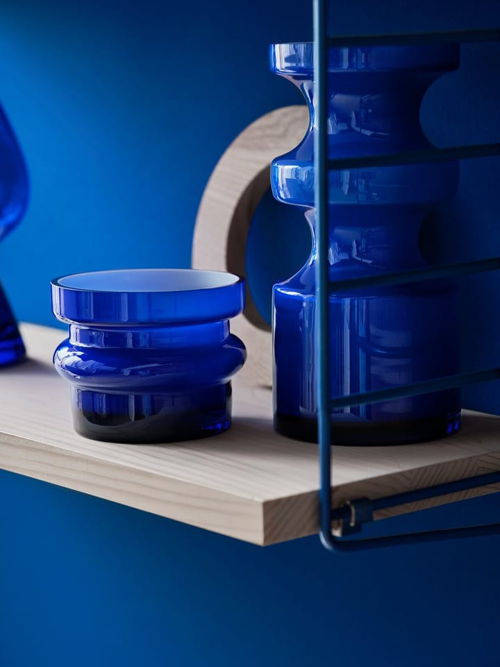 String 1949-2024 hylle Limited Edition 60x60x20 cm, Blue/white oiled pine String