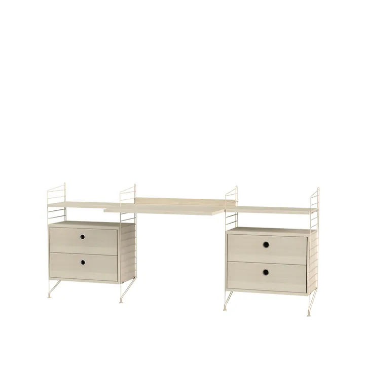 String barnerom ask & beige - Kombinasjon C - String