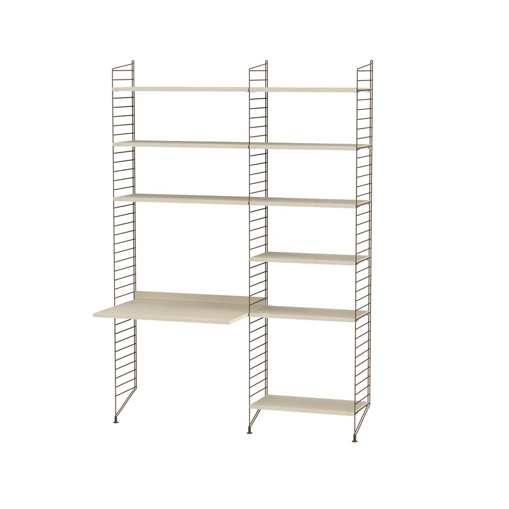 String barnerom ask & brun - Kombinasjon D String