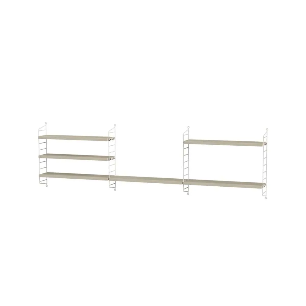 String barnerom ask & hvit - Kombinasjon H String
