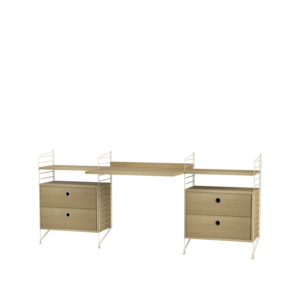 String barnerom eik & beige - Kombinasjon C String