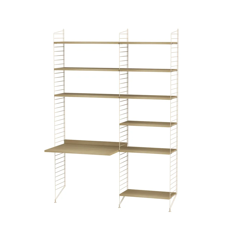 String barnerom eik & beige - Kombinasjon D String