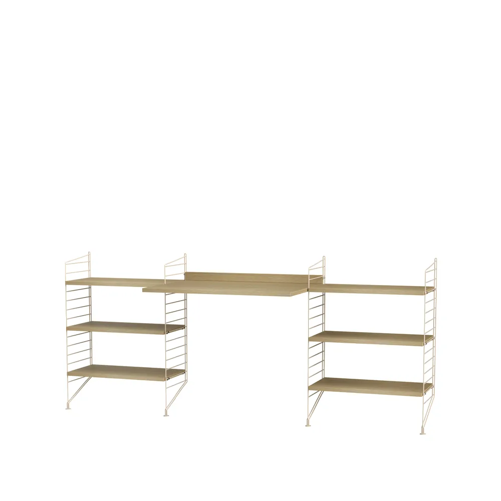 String barnerom eik & beige - Kombinasjon D,  String