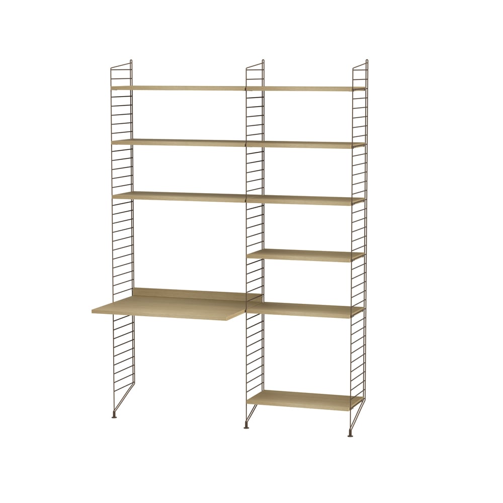 String barnerom eik & brun - Kombinasjon D | Skandinavisk Design | Beige