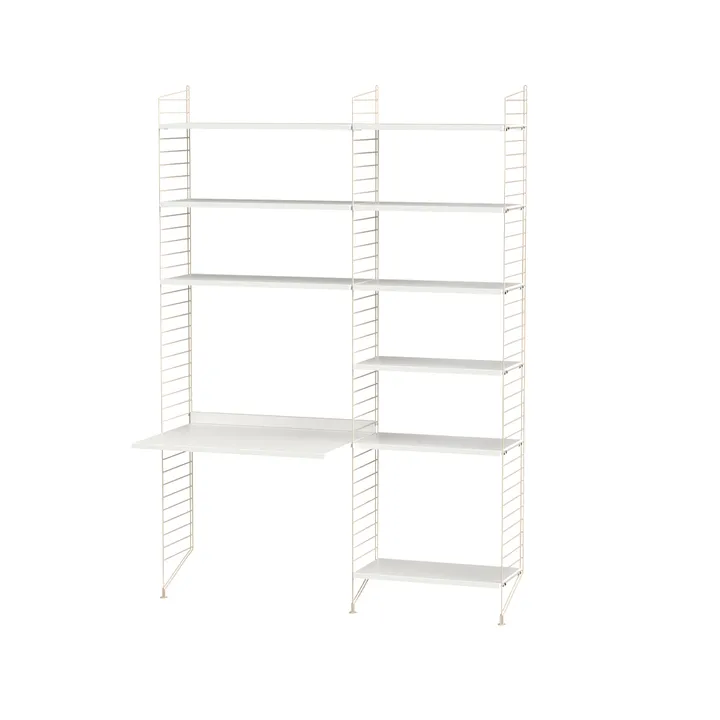 String barnerom hvit & beige - Kombinasjon D - String
