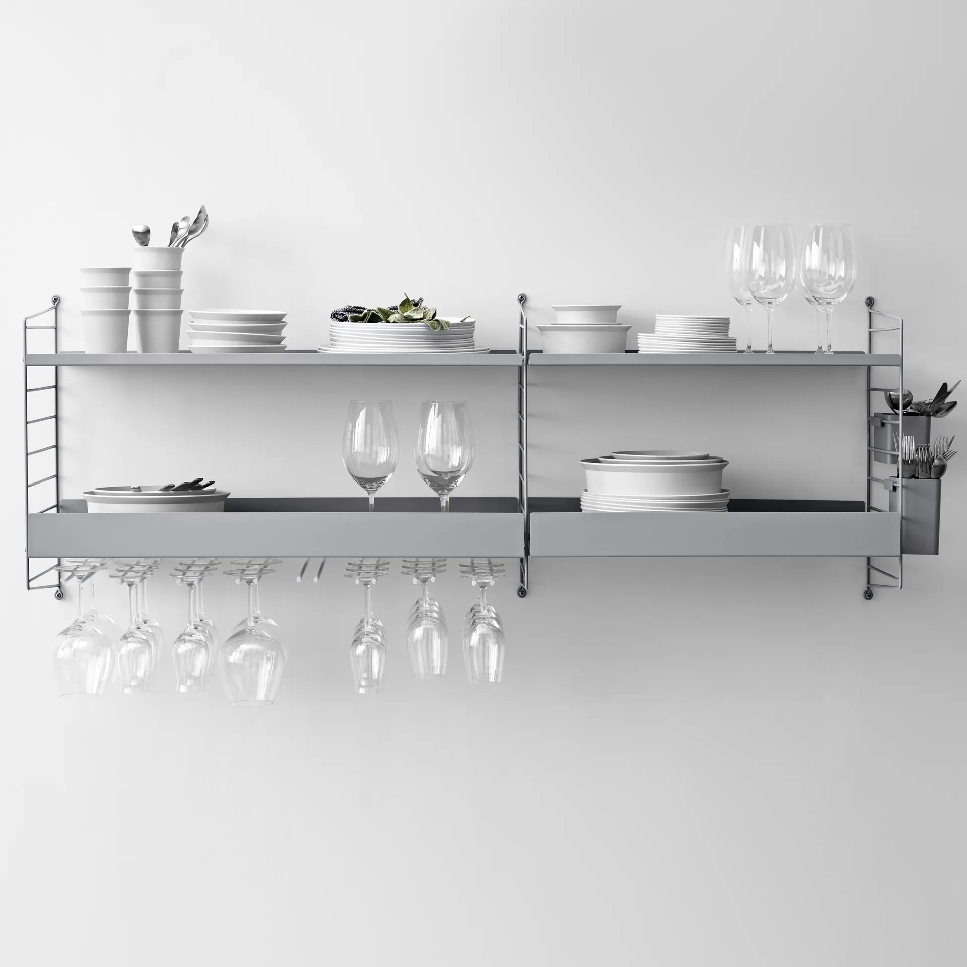 String glassholder 2-pakning, Beige, 30cm String