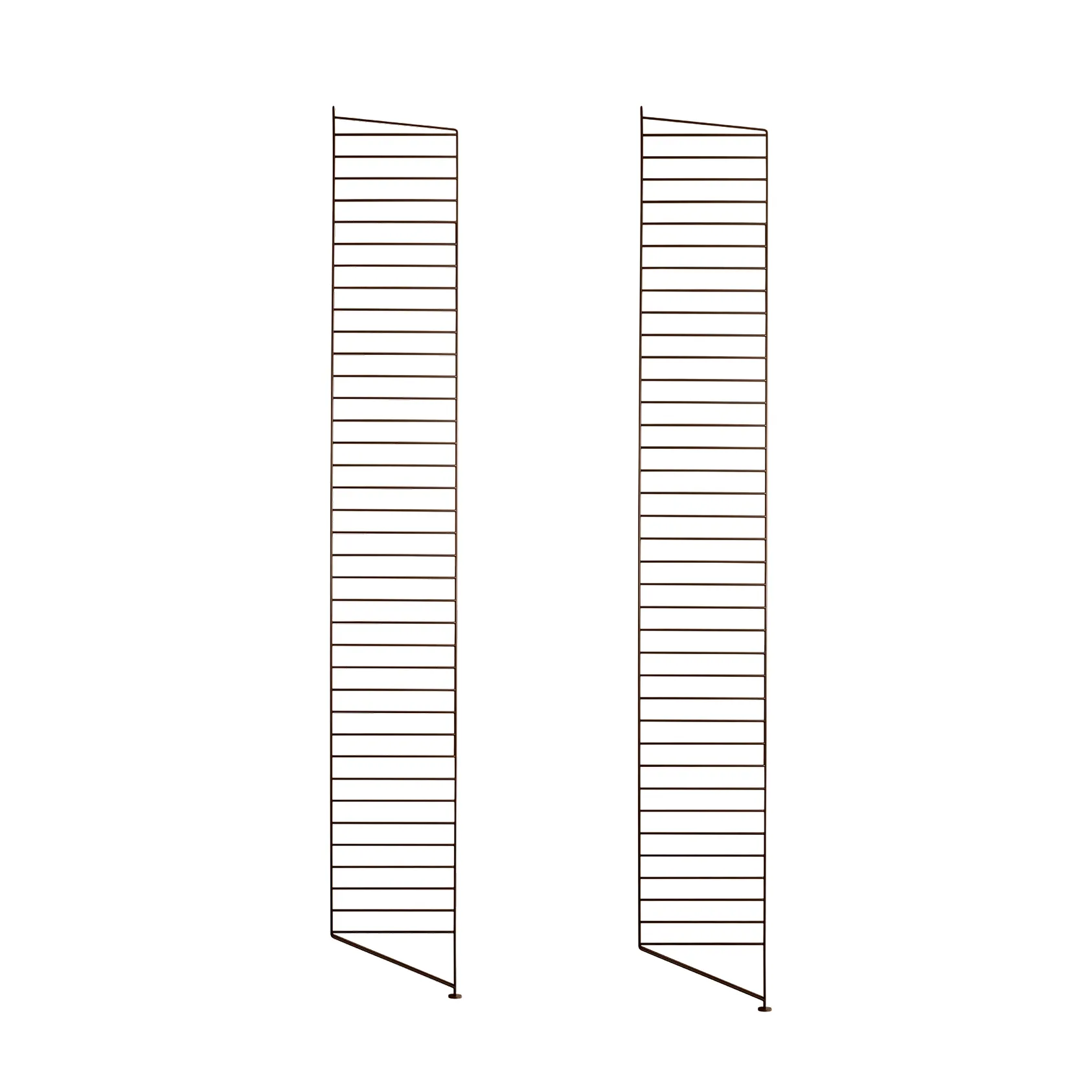 String gulvgavl, brun, 200x30 cm, 2-pk String