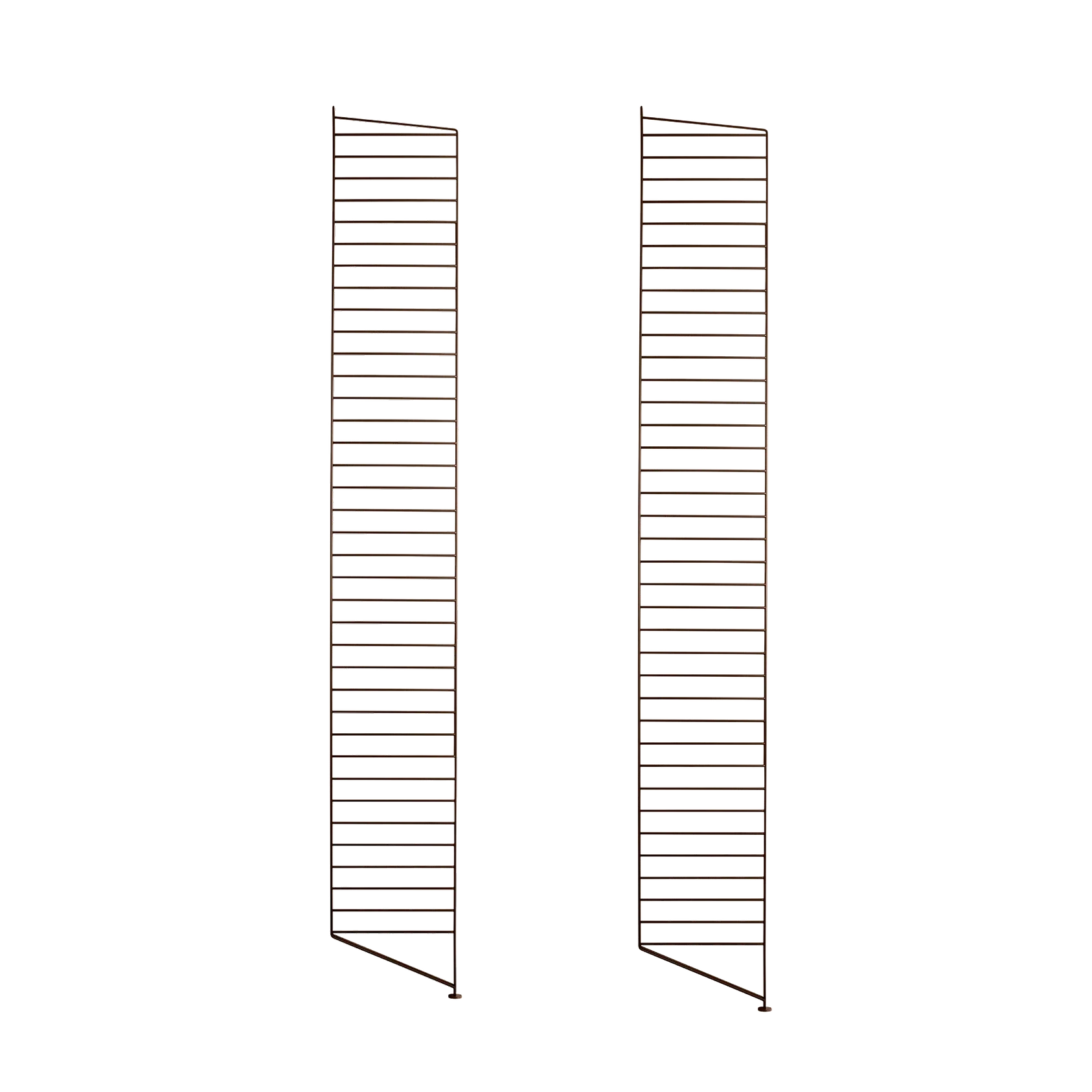 String gulvgavl, brun, 85x30 cm, 2-pk String