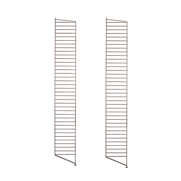 String gulvgavl - brun, 85x30 cm, 2-pk - String