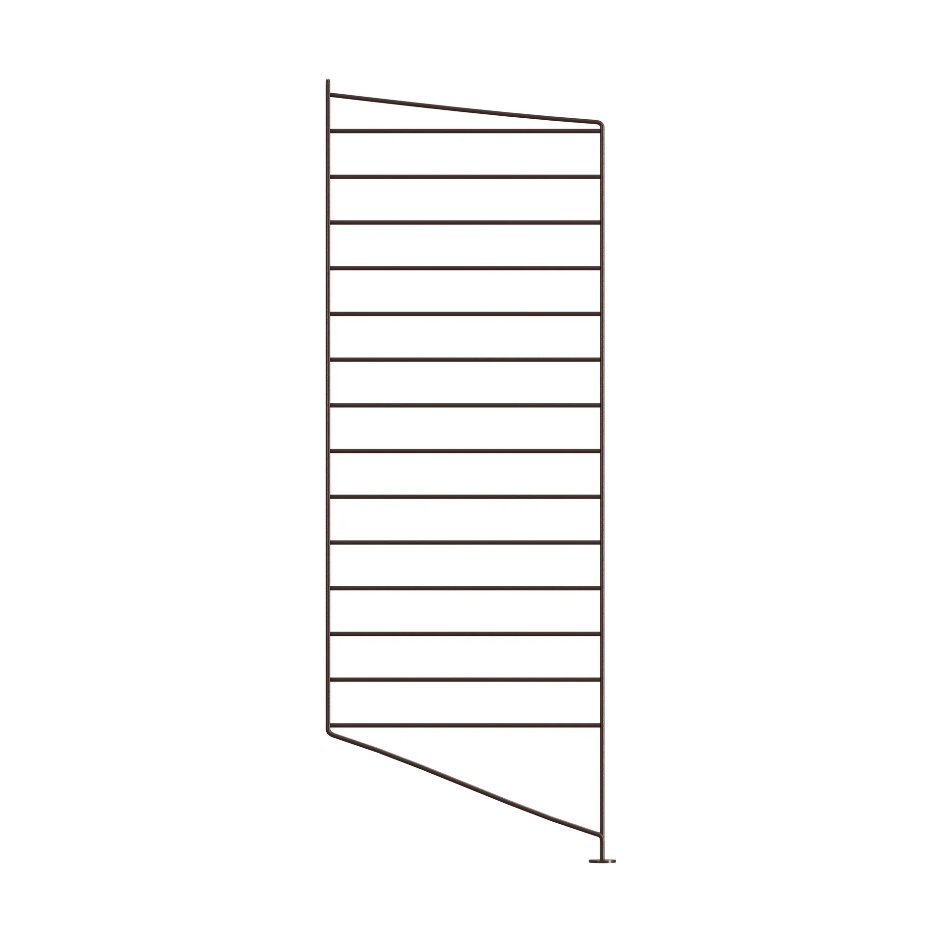 String gulvgavl, Mørkebrun, 85x30 cm, 1-pakning String