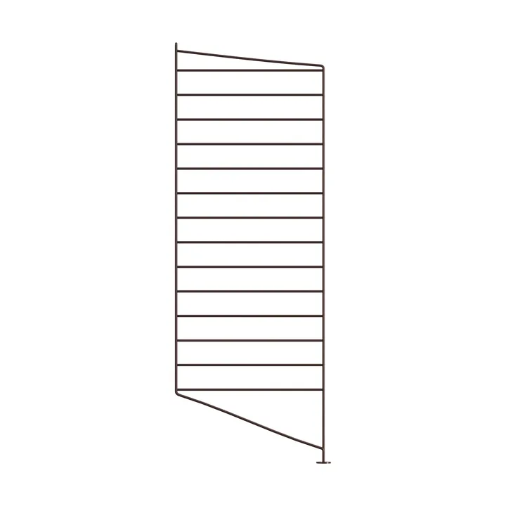 String gulvgavl - Mørkebrun, 85x30 cm, 1-pakning - String
