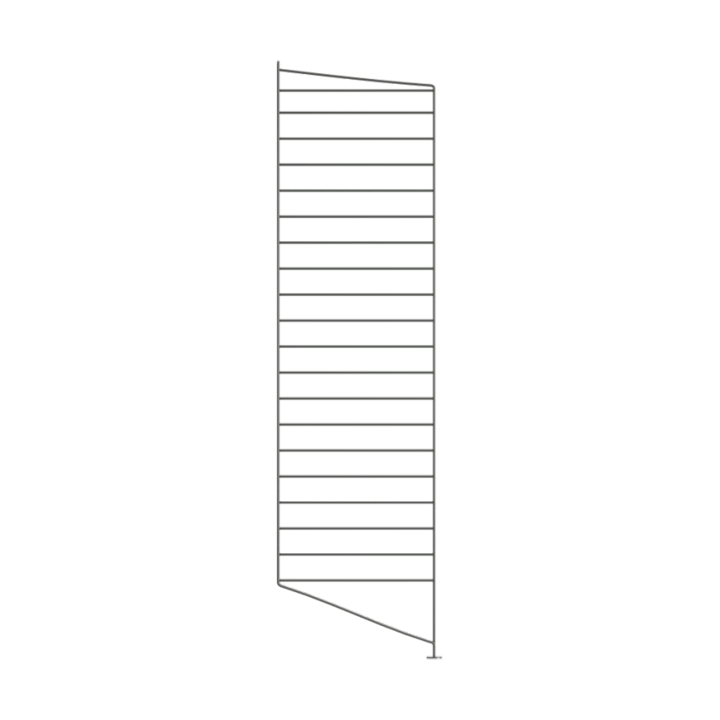 String gulvgavl - Mørkegrå, 115x30 cm, 1-pakn. - String