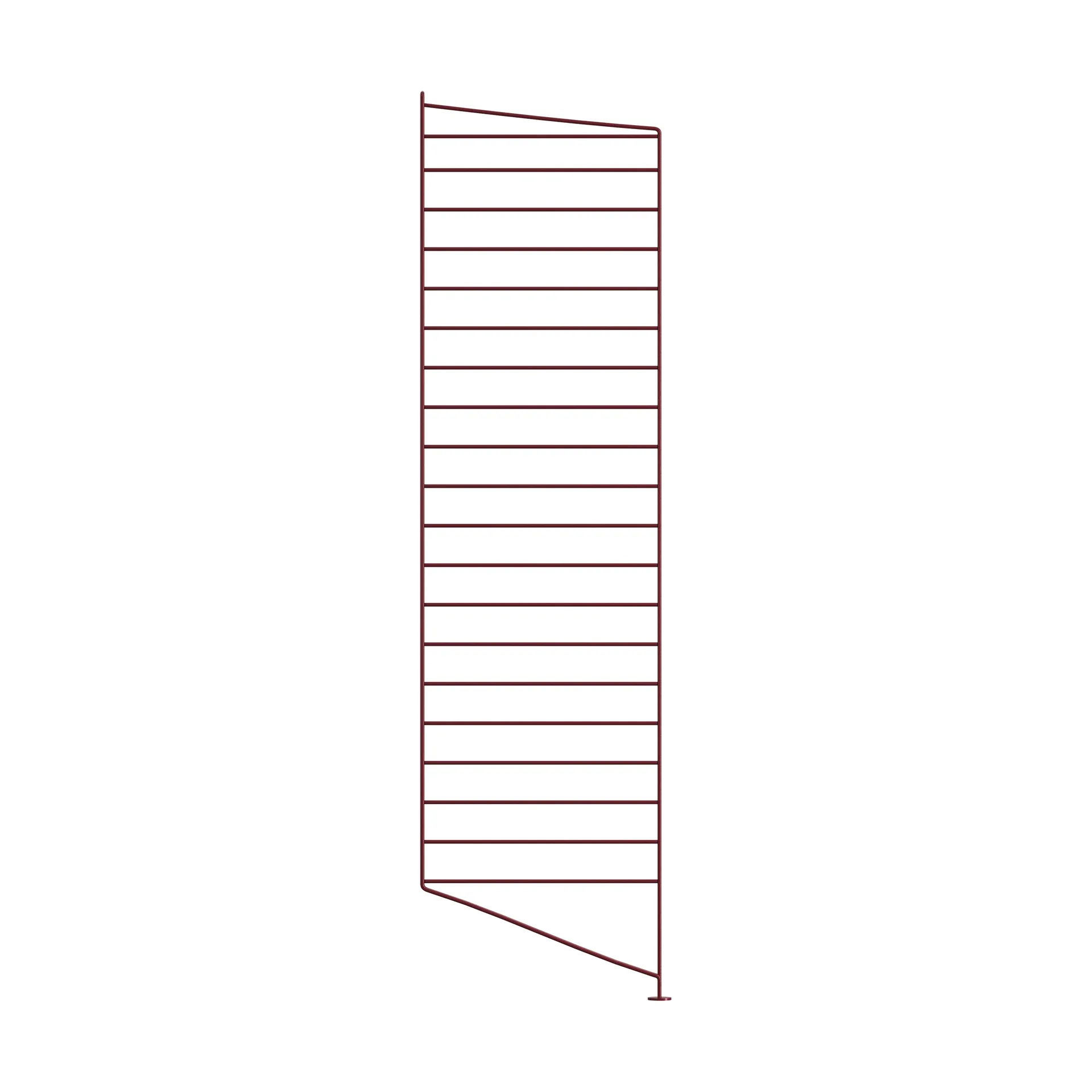 String gulvgavl, Mørkerød, 115x30 cm, 1-pakning String