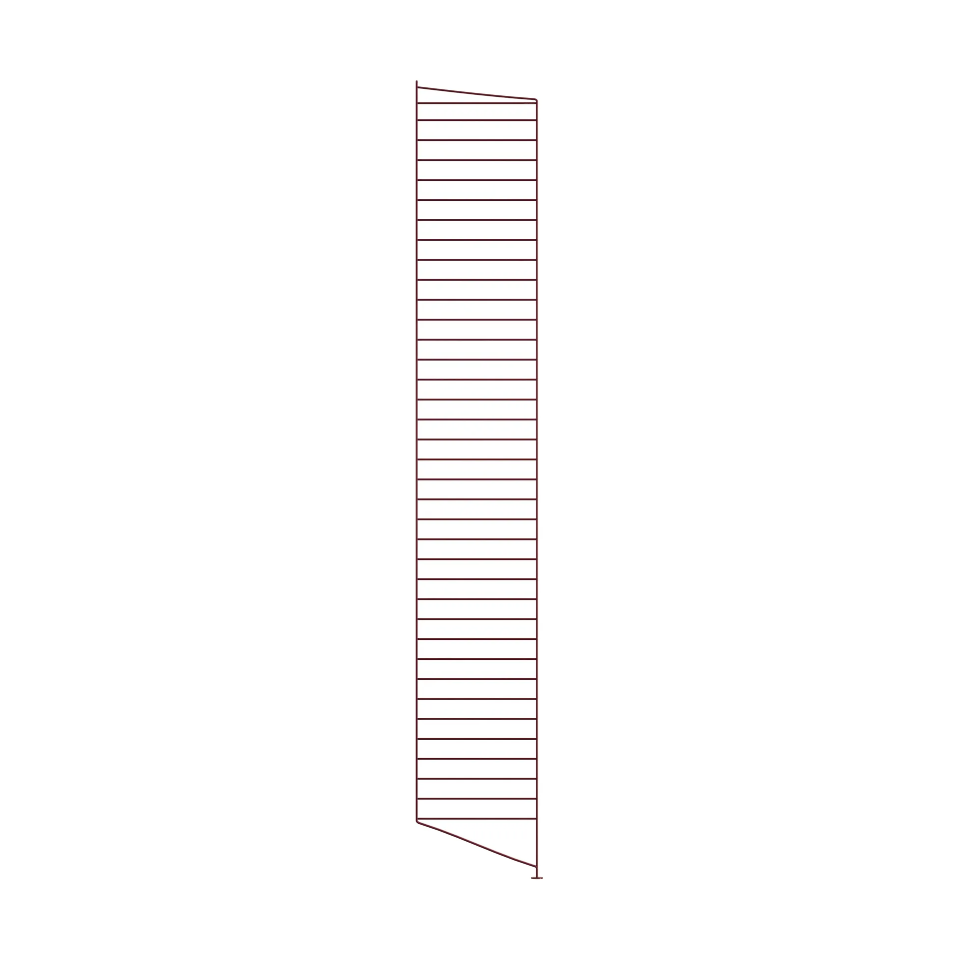 String gulvgavl, Mørkerød, 200x30 cm, 1-pakning String