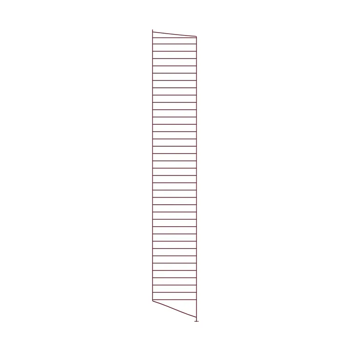String gulvgavl - Mørkerød, 200x30 cm, 1-pakning - String