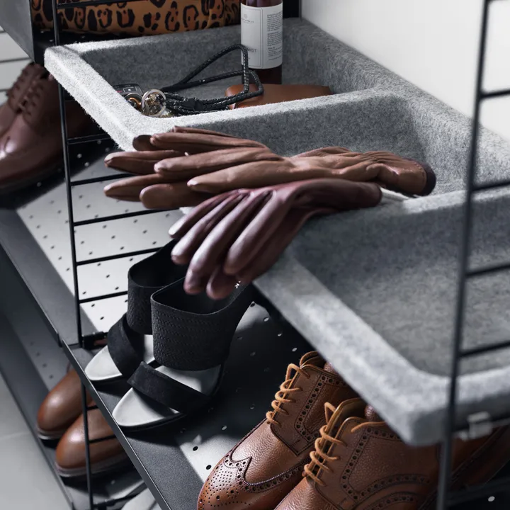 Kjøp String hylle grå - Kombinasjon O fra String - NordicNest.no