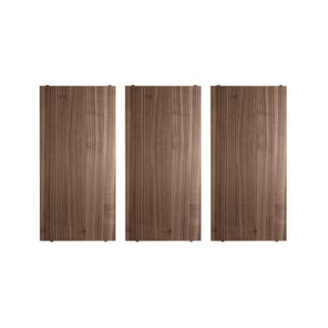 String hylleplate - valnøtt, 58x30 cm, 3-pk - String