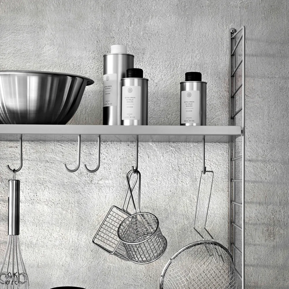 String j-krok 5-pk, Grå String