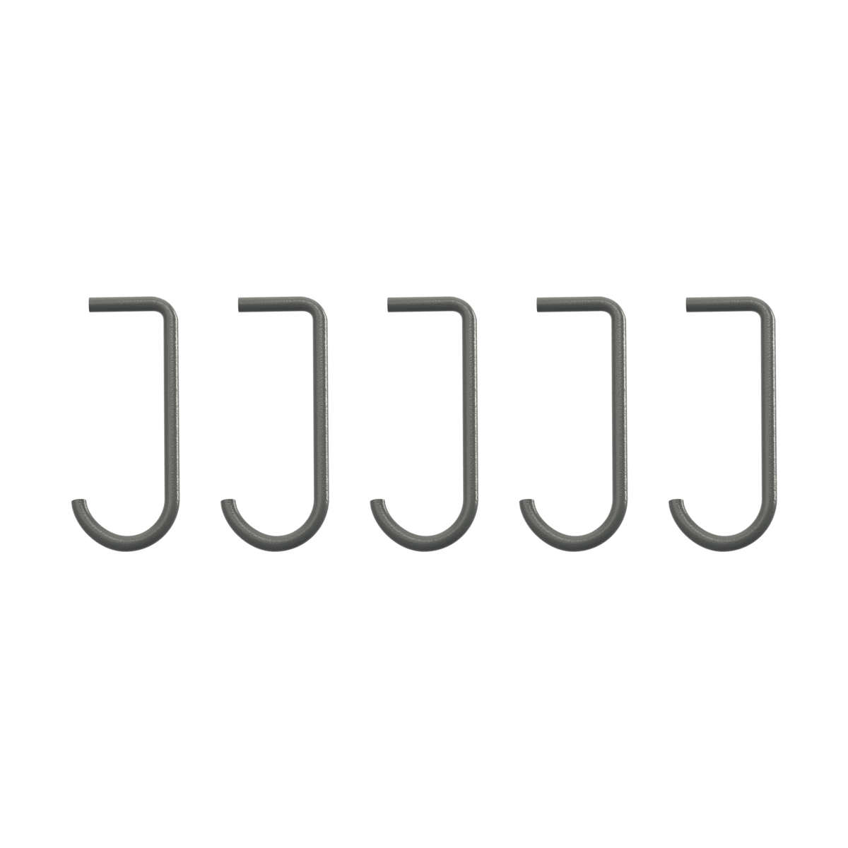 String - J-krok 5-pack mörkgrå - Hyller & Hyllesystem - Nils Strinning - Grå - Metall