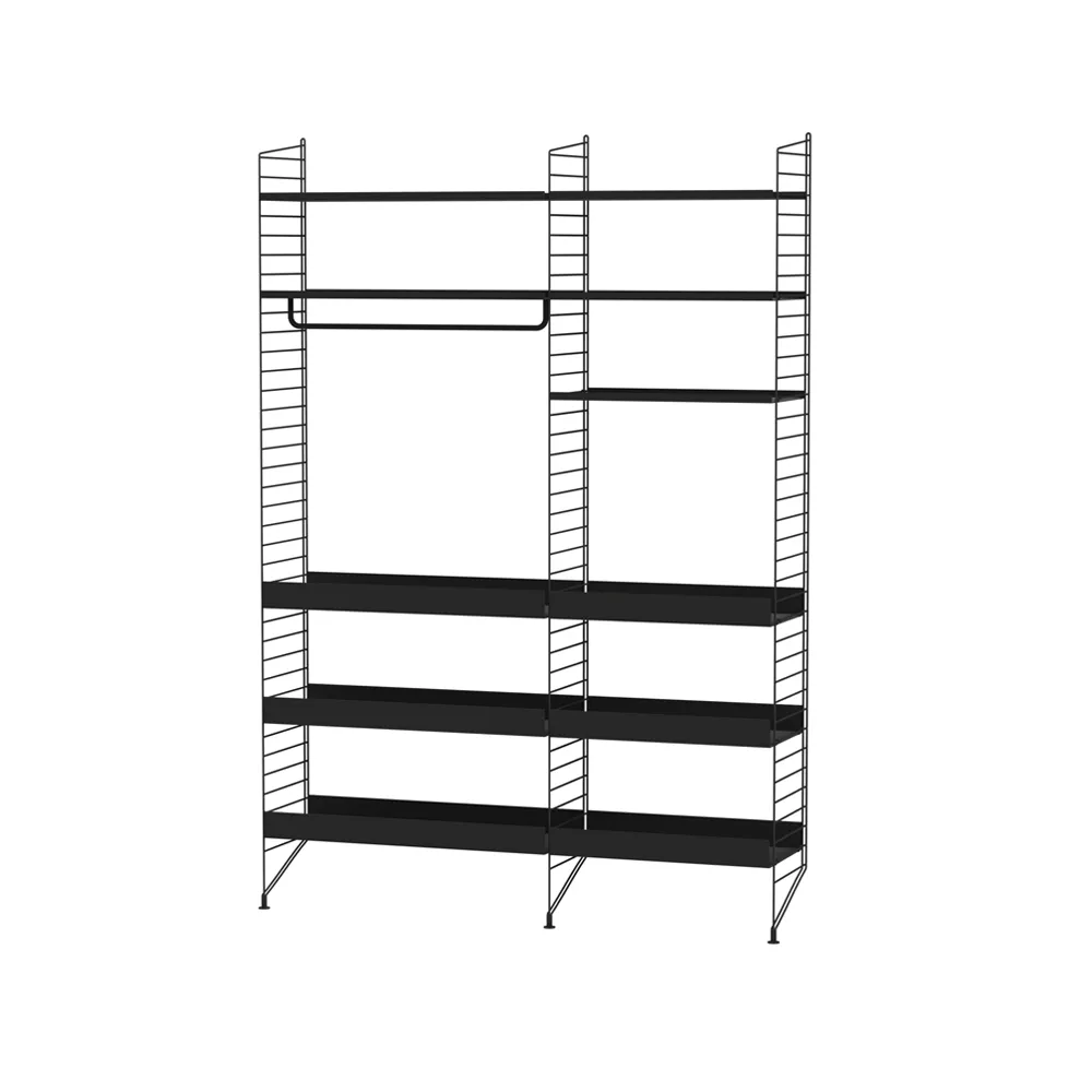 String kjøkken svart - Kombinasjon F | Skandinavisk Design | Svart